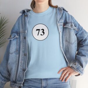 Sheldon’s Number 73 Shirt, Men’s, Women’s, 73 Is The Best Number T-Shirt, Sheldon Fans, Nerdy, Number 73, Sheldon Cooper Fan, Gift T-Shirt