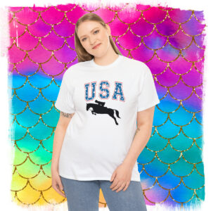 USA Equestrian Shirt, Summer Games 2024 Equestrian, Men’s, Women’s, USA 2024 Equestrian Shirt, USA Equestrian Fans, Gift T-Shirt