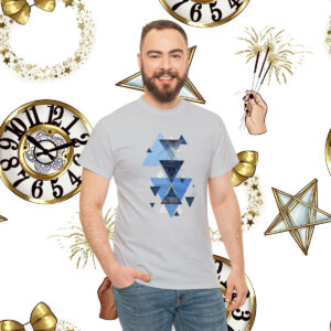 Sheldon Geometric Triangles Shirt, The Fetal Kick Catalyst, Short-Sleeve, Men’s, Women’s, BBT Lovers, Sheldon Fans Gift T-Shirt