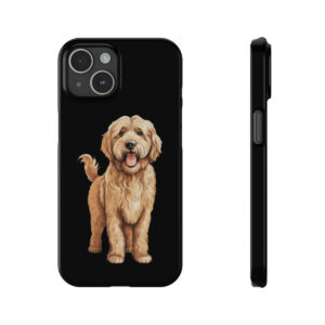 Goldendoodle iPhone 11-15 Cases, Max and Pro Cases, Slim Cases, 24 Types, iPhone 15 Cases, Goldendoodle Iphone Cases, 24 Models, Goldendoodle Lovers iPhone Cases
