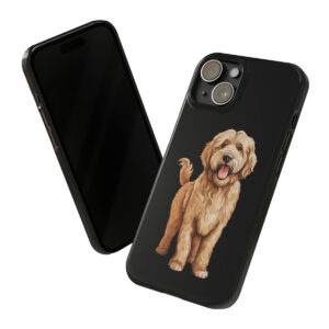 Goldendoodle iPhone 11-15 Cases, Max and Pro Cases, Slim Cases, 24 Types, iPhone 15 Cases, Goldendoodle Iphone Cases, 24 Models, Goldendoodle Lovers iPhone Cases