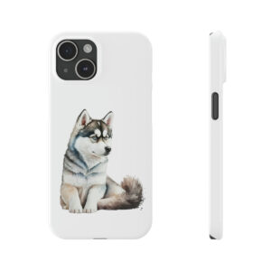 Siberian Husky Lovers iPhone 11-15 Cases, iPhone 15 Husky Cases, Max and Pro Cases, Slim Cases, 24 Siberian Husky Gift Cases