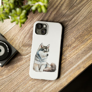 Siberian Husky Lovers iPhone 11-15 Cases, iPhone 15 Husky Cases, Max and Pro Cases, Slim Cases, 24 Siberian Husky Gift Cases