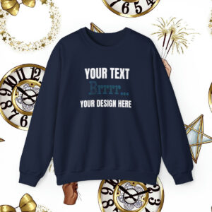 Personalized Sweatshirts, Personalized Text, Personalized Graphics, Men’s, Women’s, Custom Heavy Blend™ Crewneck Sweatshirt, With Your Text, Your Graphics, Custom Made Gift Sweatshirt