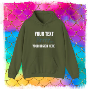 Personalized Hoodie, Your Text, Your Graphic, Customized Hooded Sweatshirt, Men’s, Woman’s Gift Personalized Hoodie With Your Text, Your Graphics