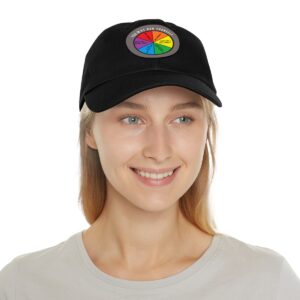 Rock Music Lovers, T- Heads Lovers, You May Ask Yourself, 1980’s Rock Music, Retro Pie Chart, Gift T- Heads Dad Hat on Printed Leather Patch
